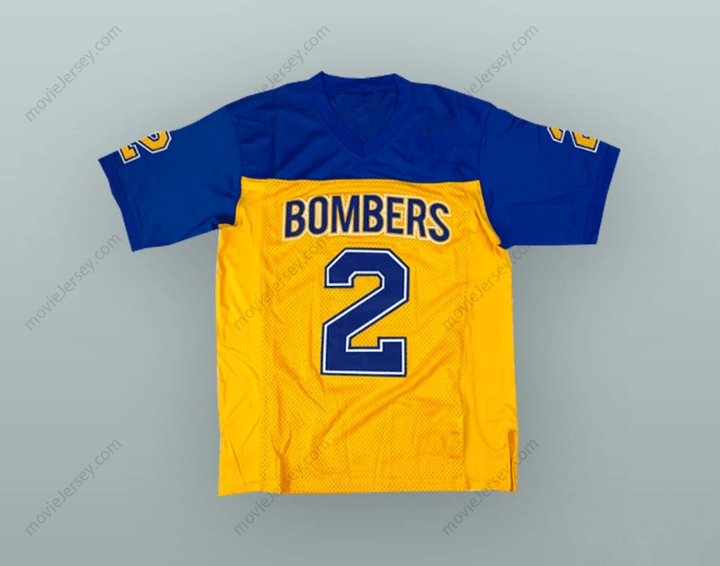 CUSTOM ANY Name Number EZEKIEL ELLIOTT 2 JOHN BURROUGHS SCHOOL BOMBERS YELLOW FOOTBALL JERSEY Top Stitched S-6XL