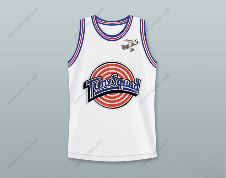 CUSTOM ANY Name Number SPACE JAM WILE E. COYOTE 13 TUNE SQUAD BASKETBALL JERSEY WITH WILE E. COYOTE PATCH Top Stitched S-6XL