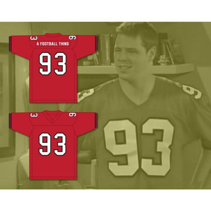 CUSTOM ANY Name Number MADTV SKIT A FOOTBALL THING 93 RED Football Jersey Top Stitched S-6XL