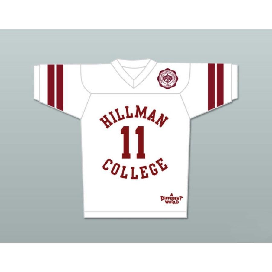 CUSTOM ANY Name Number WALTER OAKES 11 HILLMAN COLLEGE FOOTBALL JERSEY WITH EAGLE PATCH A DIFFERENT WORLD Top Stitched S-6XL