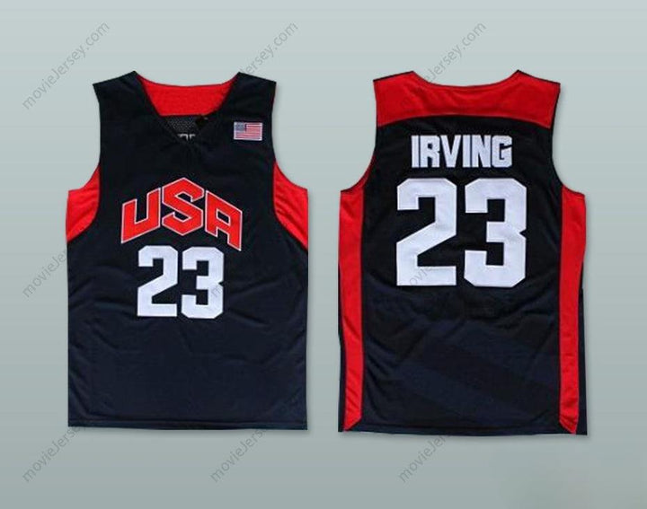 CUSTOM ANY Name Number KYRIE IRVING 23 TEAM USA BASKETBALL JERSEY Top Stitched S-6XL