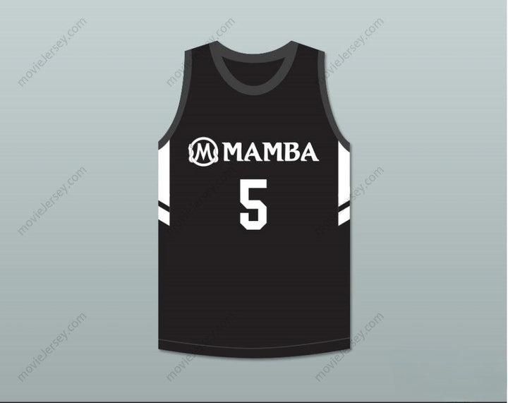 CUSTOM ANY Name Number ALYSSA ALTOBELLI 5 MAMBA BALLERS BLACK BASKETBALL JERSEY VERSION 3 Top Stitched S-6XL