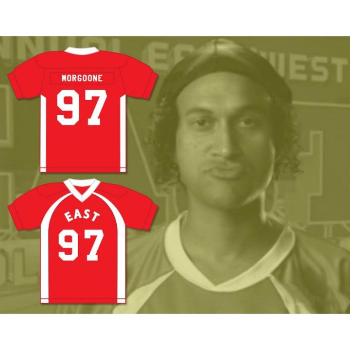 CUSTOM ANY Name Number J'DINKALAGE MORGOONE 97 EAST FOOTBALL JERSEY KEY PEELE Top Stitched S-6XL