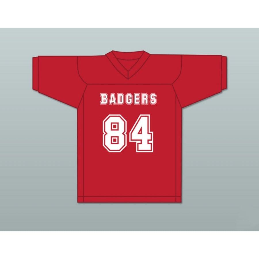CUSTOM ANY Name Number FISH 84 PUTNAM BADGERS HIGH SCHOOL RED Football Jersey Top Stitched S-6XL