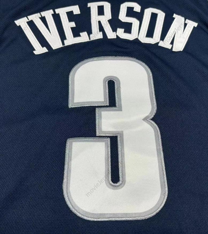 Allen Iverson #3 Bethel High School Throwback Basketball Jersey Stitched ALL