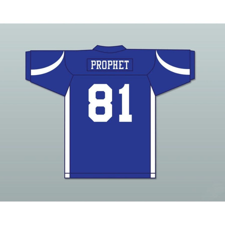 CUSTOM ANY Name BLUE KING PRINCESS 81 PROPHET Football Jersey Top Stitched S-6XL