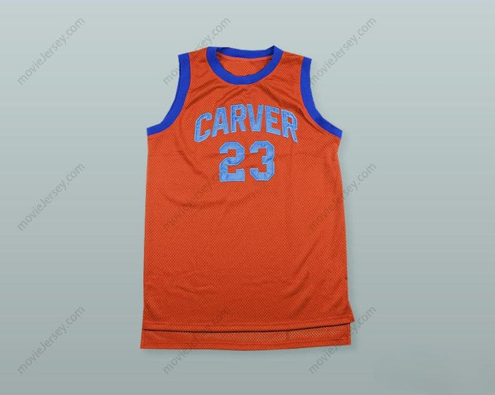 CUSTOM ANY Name Number 23 CARVER HIGH SCHOOL BASKETBALL JERSEY WHITE SHADOW Top Stitched S-6XL