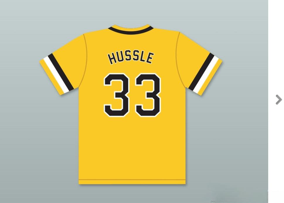 Custom Any Name Number NIPSEY HUSSLE 33 CRENSHAW HIGH SCHOOL YELLOW BASEBALL JERSEY Top Stitched S-6XL
