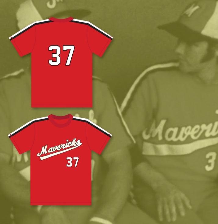 Custom Any Name Number GENE LANTHORN 37   BASEBALL JERSEY THE BATTERED BASTARDS OF BASEBALL Top Stitched S-6XL