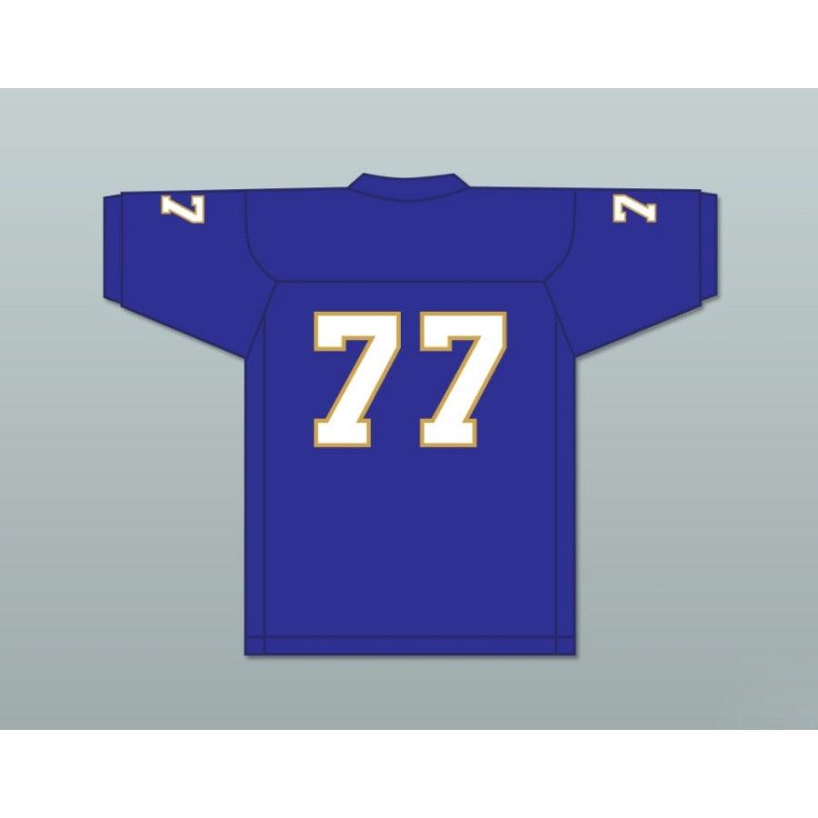 CUSTOM ANY Name Number O.C. BROWN 77 MANASSAS TIGERS HIGH SCHOOL Football Jersey Top Stitched S-6XL