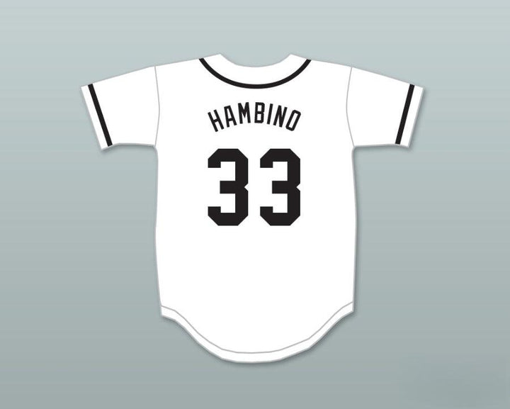 Custom Any Name Number HAMILTON 'HAMBINO' PORTER 33 BASEBALL JERSEY THE SANDLOT Top Stitched S-6XL