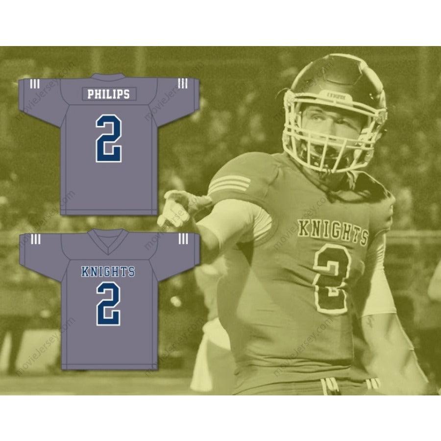 CUSTOM ANY Name Number KYLE PHILIPS 2 SAN MARCOS HIGH SCHOOL KNIGHTS Football Jersey Top Stitched S-6XL