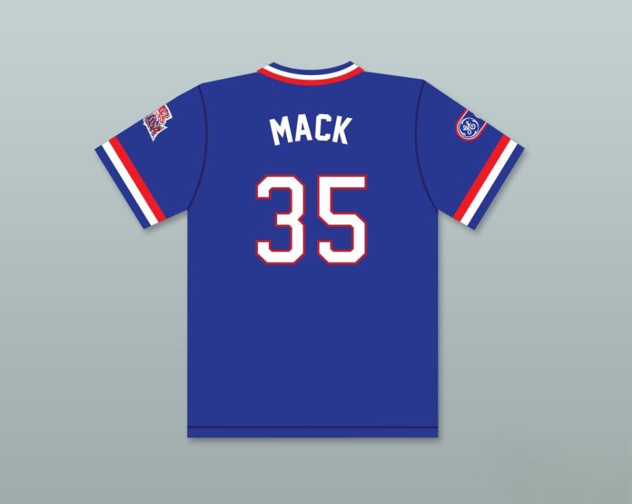 Custom Any Name Number SHANE MACK 35 1984 USA TEAM BLUE BASEBALL JERSEY Top Stitched S-6XL