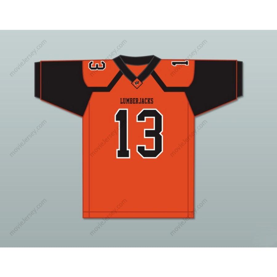 CUSTOM ANY Name Number TREYLON BURKS 13 WARREN HIGH SCHOOL LUMBERJACKS Football Jersey Top Stitched S-6XL