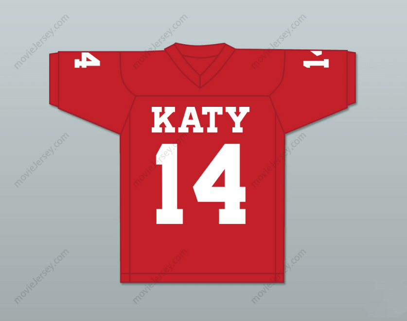 CUSTOM ANY Name Number ANDY DALTON 14 KATY HIGH SCHOOL TIGERS FOOTBALL JERSEY Top Stitched S-6XL