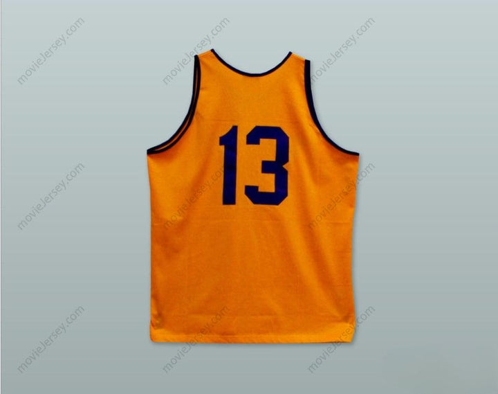 CUSTOM ANY Name Number 1946 RUCKER PARK NYC 13 ORANGE BASKETBALL JERSEY Top Stitched S-6XL