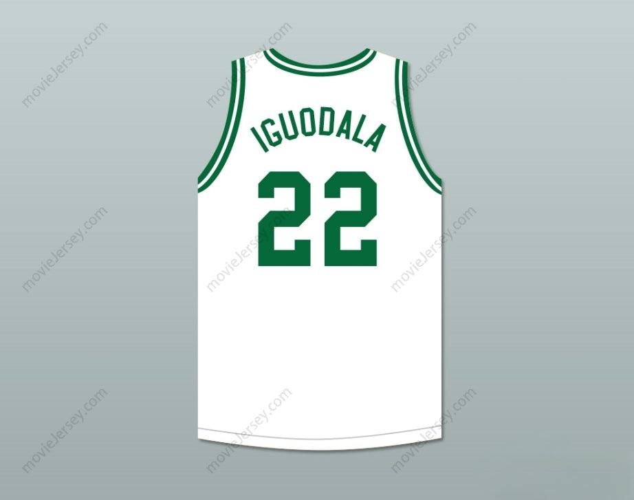 CUSTOM ANY Name Number ANDRE IGUODALA 22 FRANKLIN MIDDLE SCHOOL WHITE BASKETBALL JERSEY 2 Top Stitched S-6XL