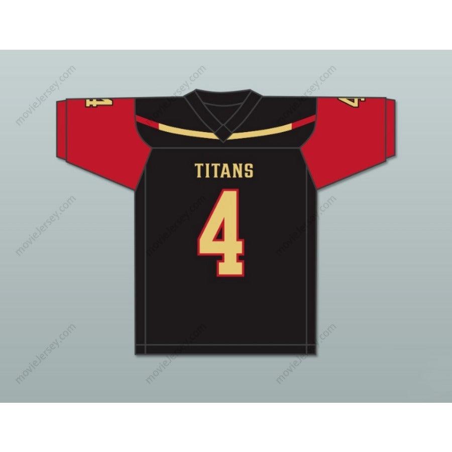 CUSTOM ANY Name Number BAILEY ZAPPE 4 VICTORIA EAST HIGH SCHOOL TITANS Football Jersey Top Stitched S-6XL