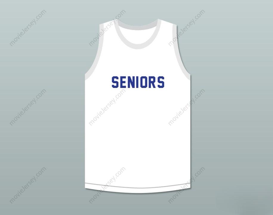 CUSTOM ANY Name Number SENIORS 77 WHITE BASKETBALL JERSEY Top Stitched S-6XL