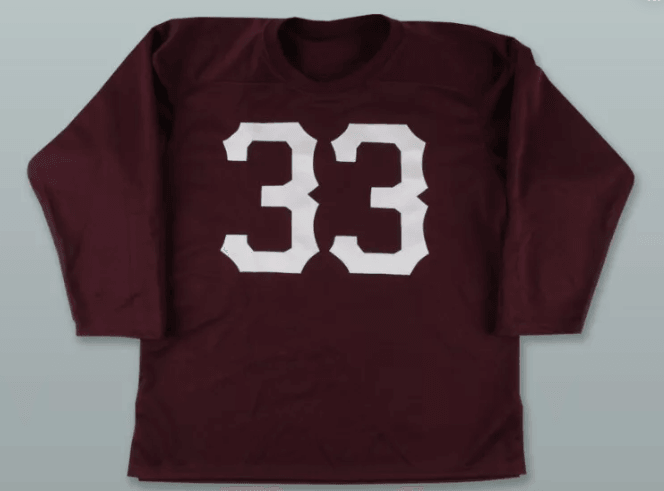 CUSTOM ANY Name NumberSAMMY BAUGH 33 WASHINGTON BURGUNDY LONG SLEEVE FOOTBALL JERSEY Top Stitched S-6XL