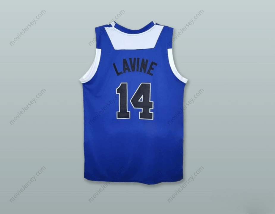 CUSTOM ANY Name Number ZACH LAVINE 14 BOTHELL HIGH SCHOOL COUGARS BLUE BASKETBALL JERSEY Top Stitched S-6XL