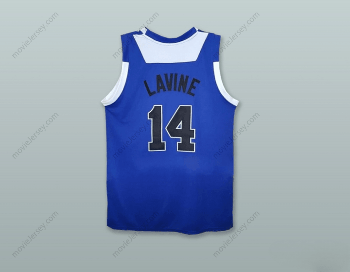 CUSTOM ANY Name Number ZACH LAVINE 14 BOTHELL HIGH SCHOOL COUGARS BLUE BASKETBALL JERSEY Top Stitched S-6XL
