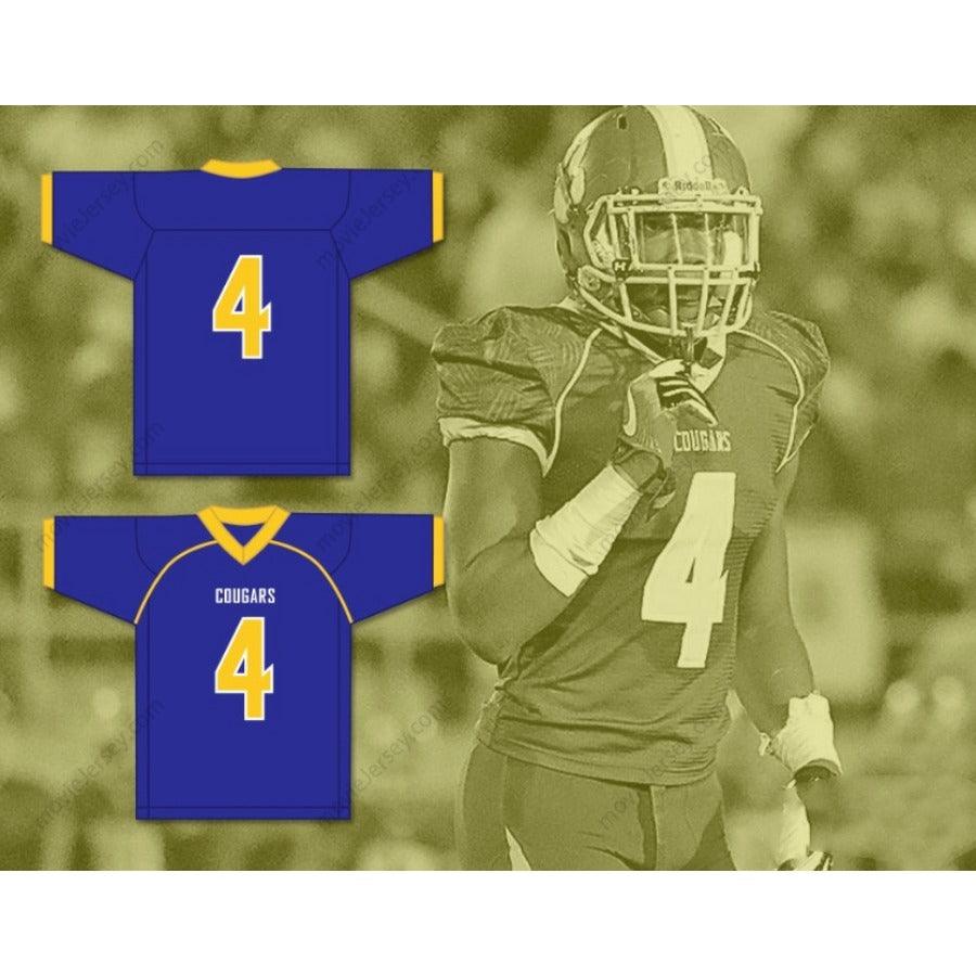 CUSTOM ANY Name Number QUAY WALKER 4 CRISP COUNTY HIGH SCHOOL COUGARS Football Jersey Top Stitched S-6XL