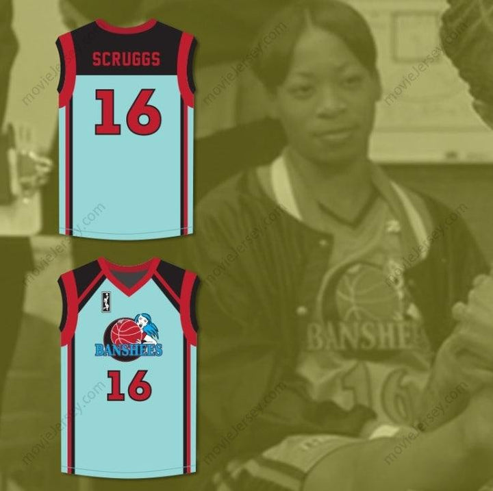 CUSTOM ANY Name Number ITORO COLEMAN DEBBIE SCRUGGS 16 CHARLOTTE BANSHEES HOME BASKETBALL JERSEY WITH WUBA PATCH JUWANNA MANN Top Stitched S-6XL