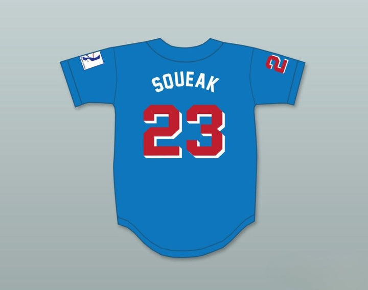Custom Any Name Number KENNY 'SQUEAK' SCOLARI 23  BEERS BASEKETBALL BLUE BASEBALL JERSEY Top Stitched S-6XL