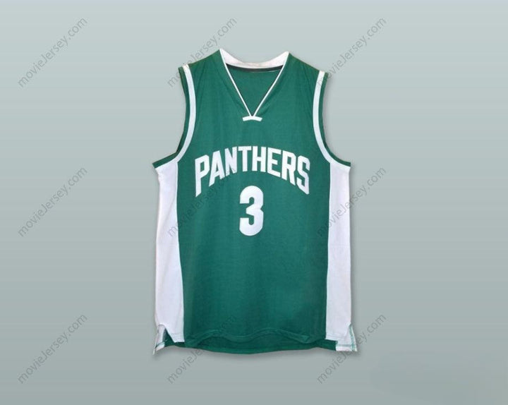 CUSTOM ANY Name Number ANTHONY DAVIS 3 PANTHERS ELEMENTARY SCHOOL GREEN BASKETBALL JERSEY Top Stitched S-6XL
