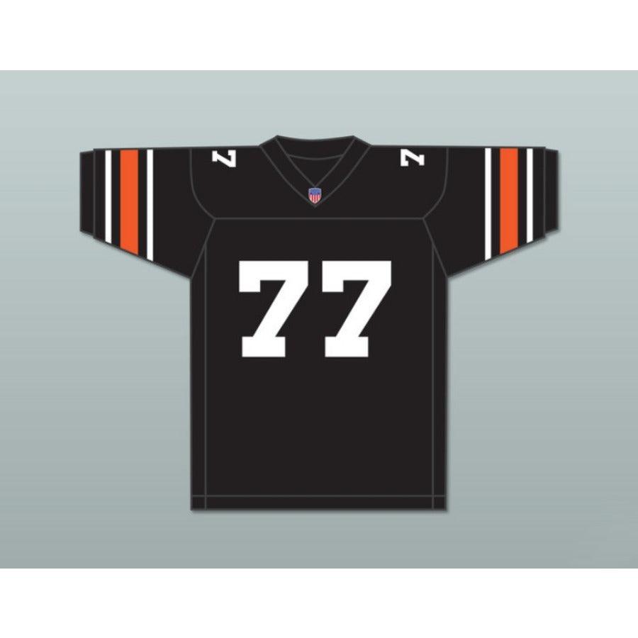 CUSTOM ANY Name Number ORC FOGTEETH 77 BLACK Football Jersey Top Stitched S-6XL