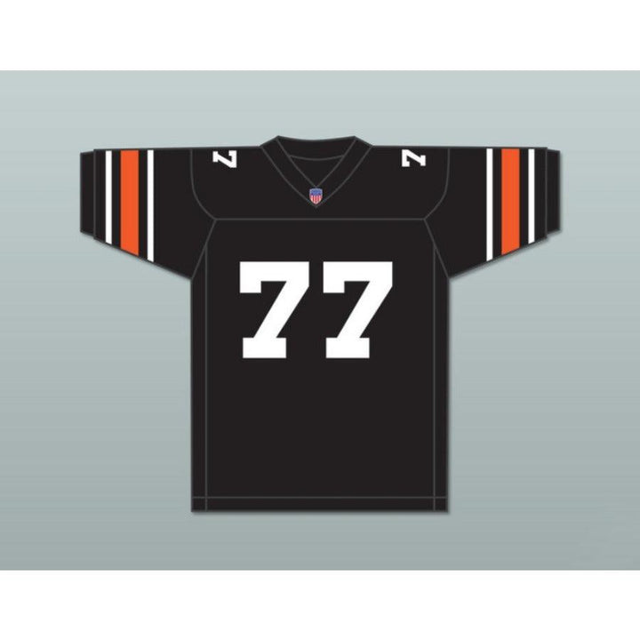 CUSTOM ANY Name Number ORC FOGTEETH 77 BLACK Football Jersey Top Stitched S-6XL