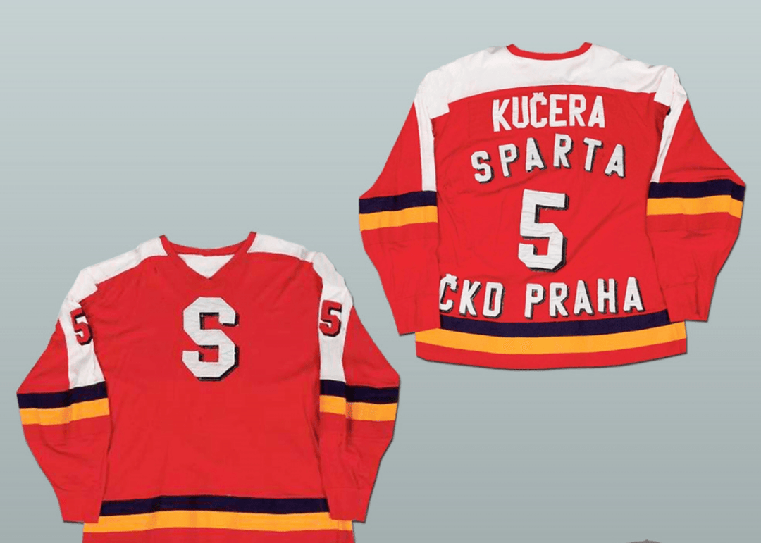 Custom Any Name Number Frantisek Kucera HC Sparta Prague Czech Elite League Hockey Jersey Top Stitched S-6XL