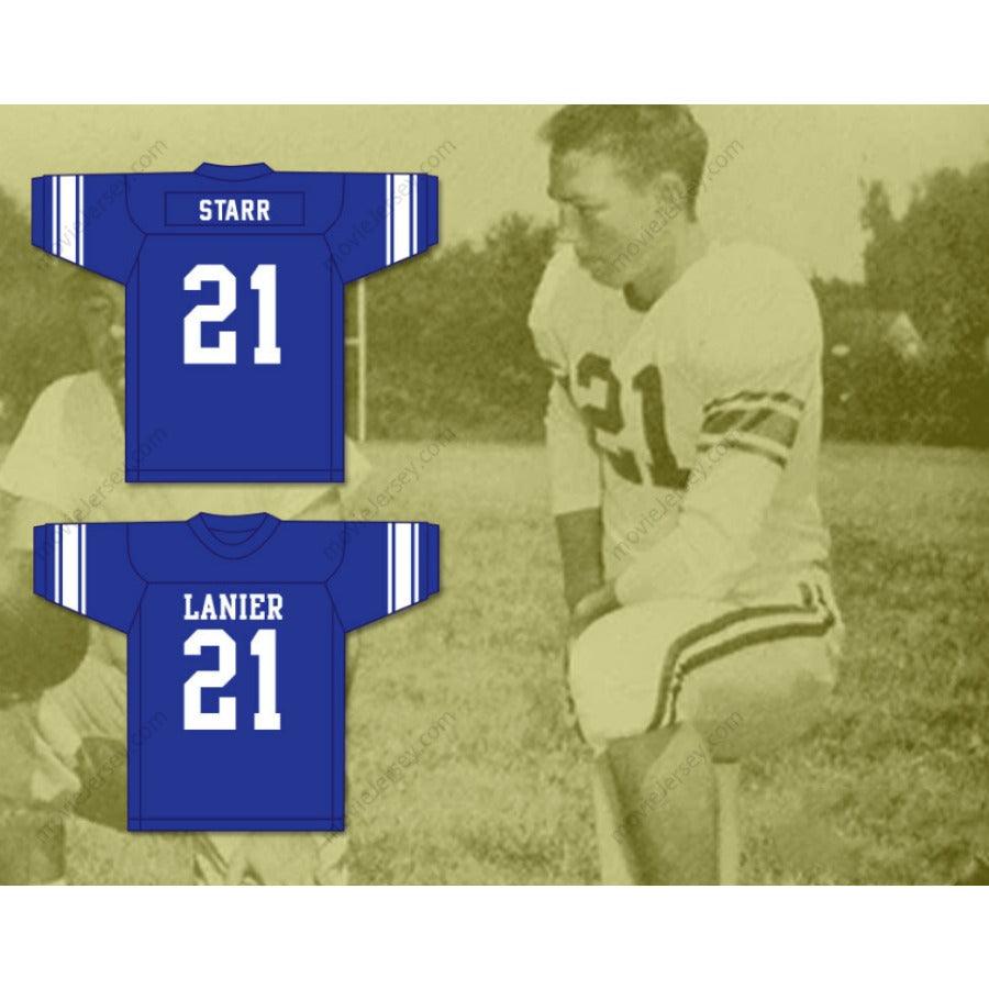 CUSTOM ANY Name Number BART STARR 21 SIDNEY LANIER HIGH SCHOOL POETS Football Jersey Top Stitched S-6XL