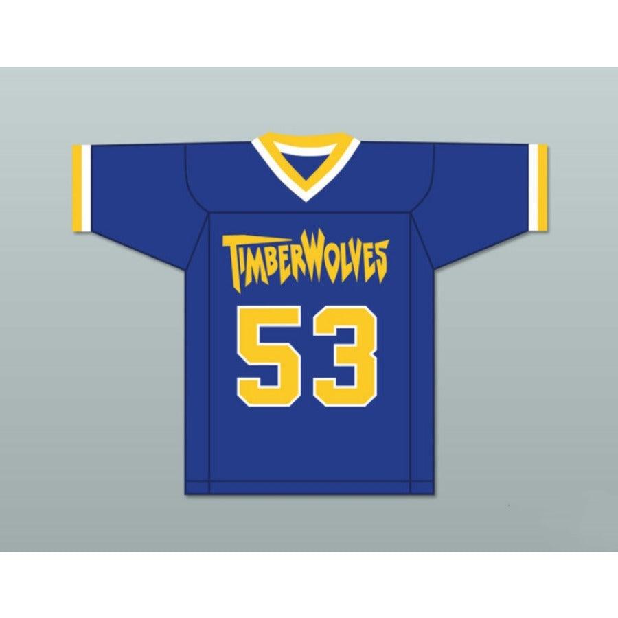 CUSTOM ANY Name Number BROCK 53 FERNFIELD TIMBERWOLVES Football Jersey Top Stitched S-6XL