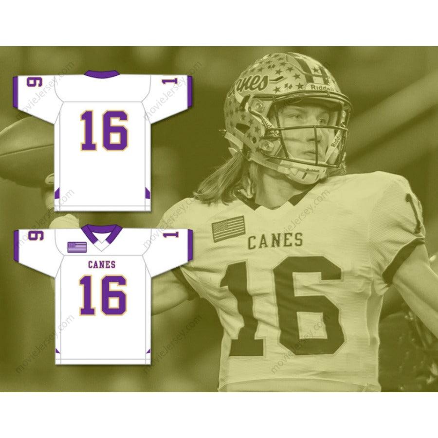 CUSTOM TREVOR LAWRENCE 16 HIGH SCHOOL FOOTBALL JERSEY All S-6XL Top Stitched S-6XL