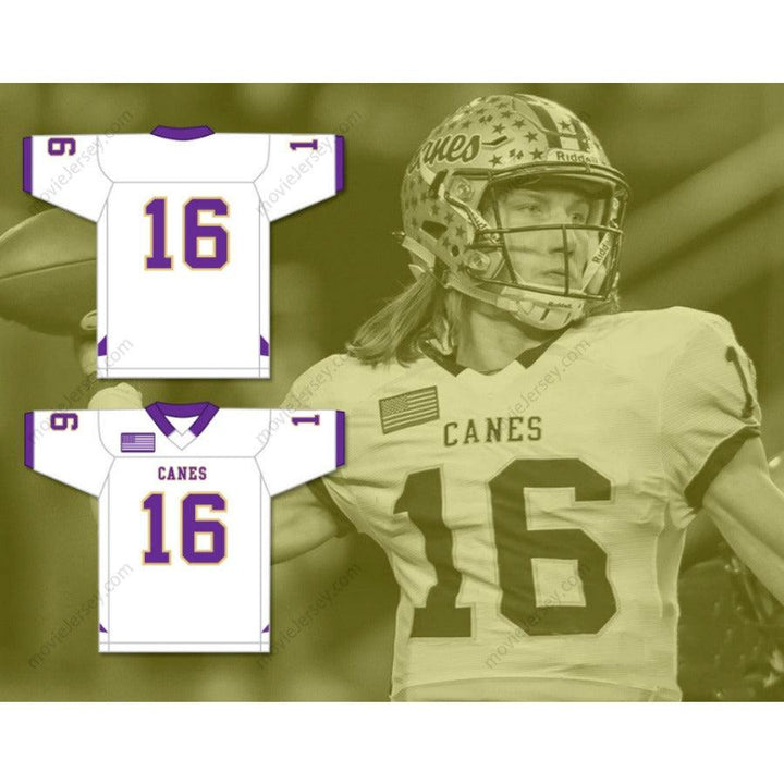 CUSTOM TREVOR LAWRENCE 16 HIGH SCHOOL FOOTBALL JERSEY All S-6XL Top Stitched S-6XL