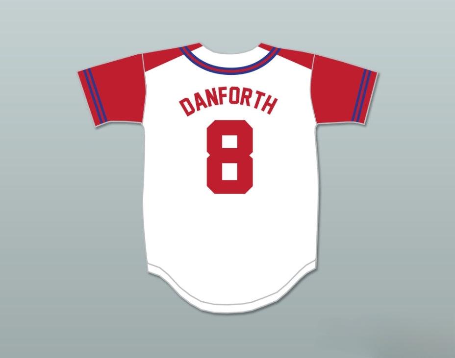 Custom Any Name Number CHAD DANFORTH 8 EAST HIGH SCHOOL WILDCATS BASEBALL JERSEY DESIGN 2 Top Stitched S-6XL