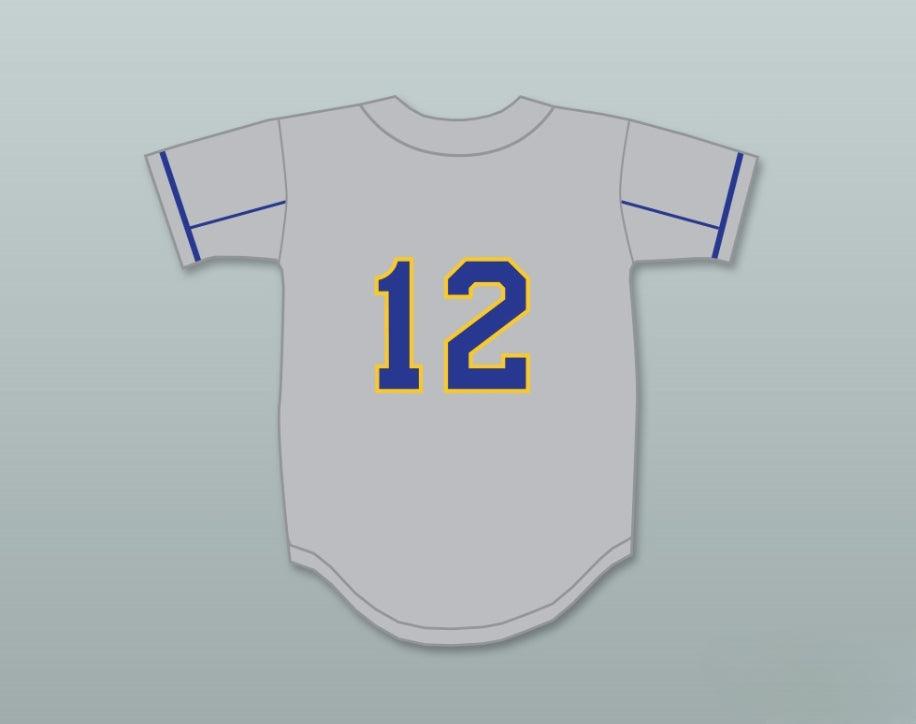 Custom Any Name Number WALKER BUEHLER 12 HENRY CLAY HIGH SCHOOL BLUE DEVILS GRAY BASEBALL JERSEY 1 Top Stitched S-6XL