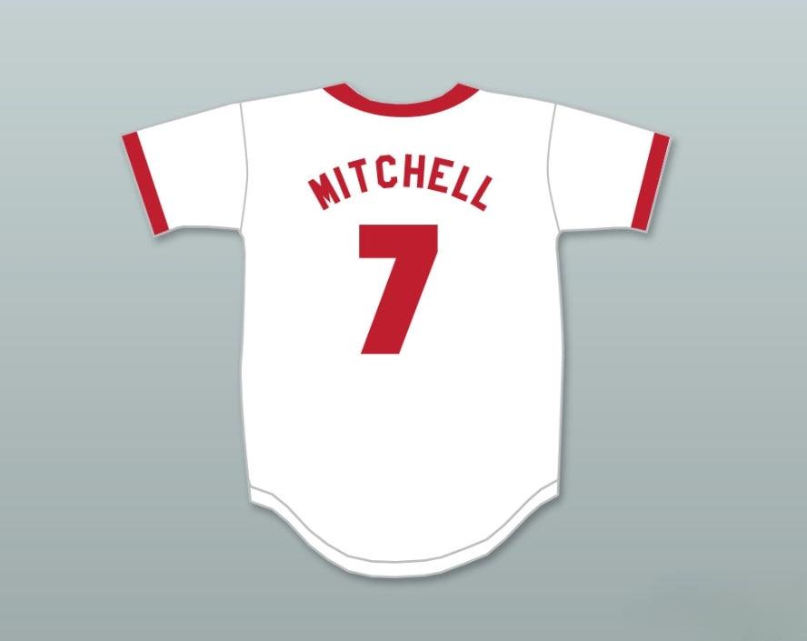 Custom Any Name Number BUCK MITCHELL 7  ISOTOPES BUTTON DOWN BASEBALL JERSEY Top Stitched S-6XL