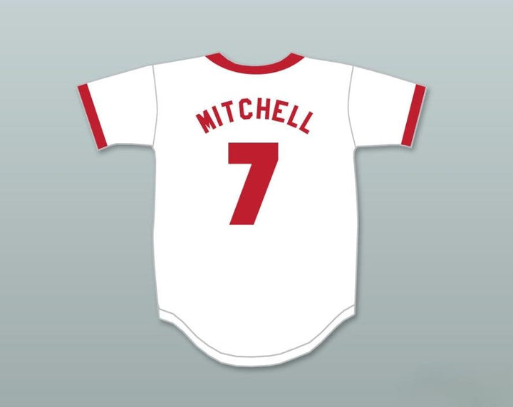 Custom Any Name Number BUCK MITCHELL 7  ISOTOPES BUTTON DOWN BASEBALL JERSEY Top Stitched S-6XL