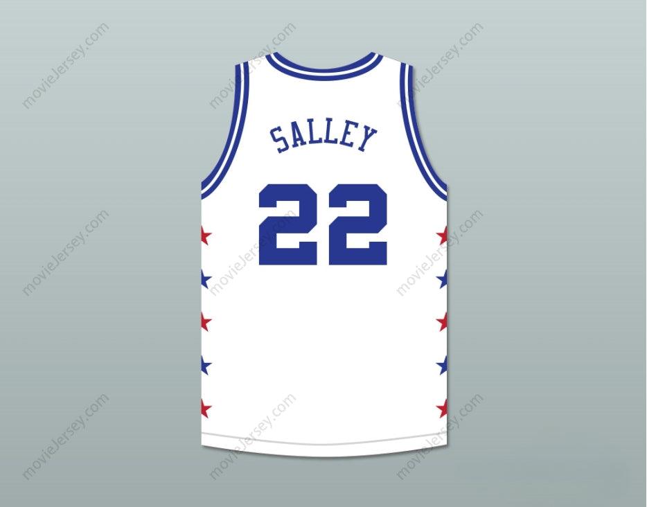 CUSTOM ANY Name Number JOHN SALLEY 22 MAGIC JOHNSON ALL STAR GAME WHITE BASKETBALL JERSEY 1989 MIDSUMMER NIGHT'S MAGIC CHARITY EVENT Top Stitched S-6XL