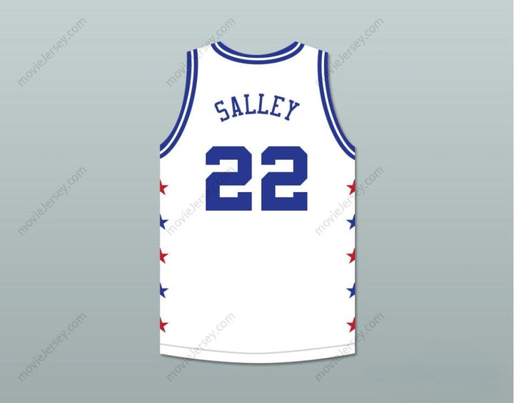 CUSTOM ANY Name Number JOHN SALLEY 22 MAGIC JOHNSON ALL STAR GAME WHITE BASKETBALL JERSEY 1989 MIDSUMMER NIGHT'S MAGIC CHARITY EVENT Top Stitched S-6XL