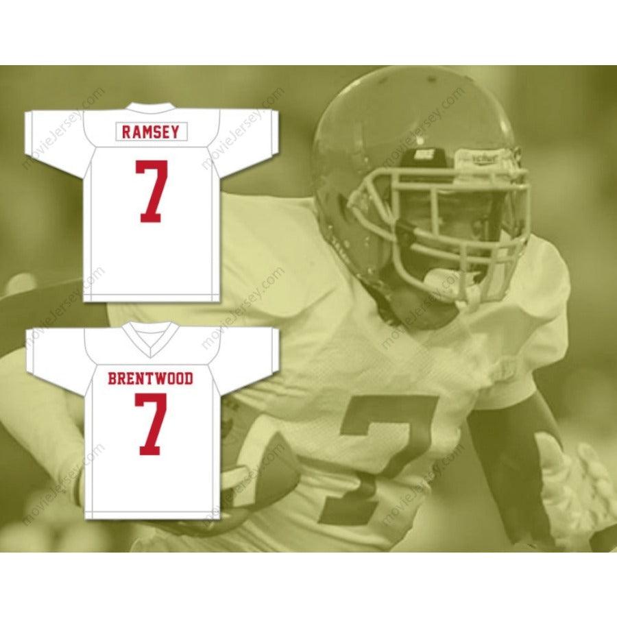 CUSTOM ANY Name  JALEN RAMSEY 7 BRENTWOOD ACADEMY Football Jersey Top Stitched S-6XL