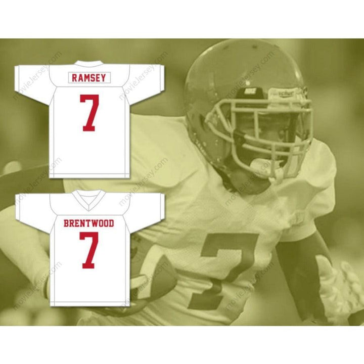 CUSTOM ANY Name  JALEN RAMSEY 7 BRENTWOOD ACADEMY Football Jersey Top Stitched S-6XL