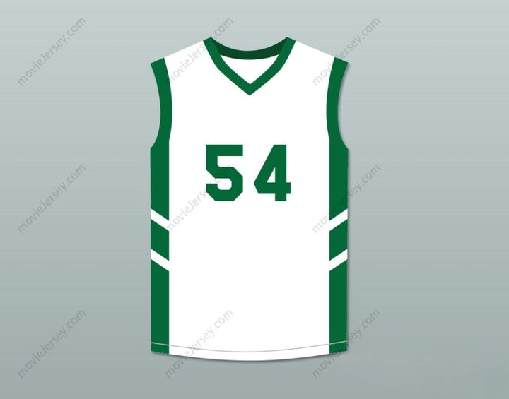 CUSTOM ANY Name Number ANTOINE '8TH WONDER' SCOTT 54 WHITE BASKETBALL JERSEY DENNIS RODMAN'S BIG BANG IN PYONGYANG Top Stitched S-6XL
