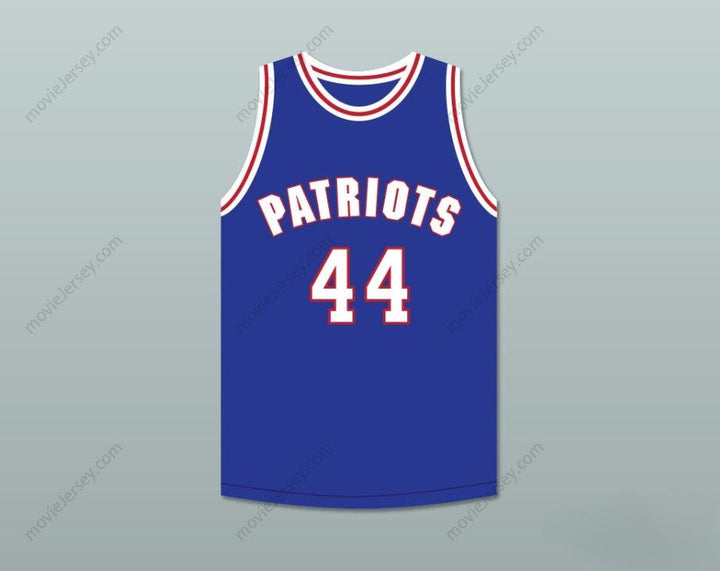 CUSTOM ANY Name Number REGGIE REYNOLDS 44 WILL FOSTER HIGH SCHOOL PATRIOTS BLUE BASKETBALL JERSEY THE RED SNEAKERS 2 Top Stitched S-6XL
