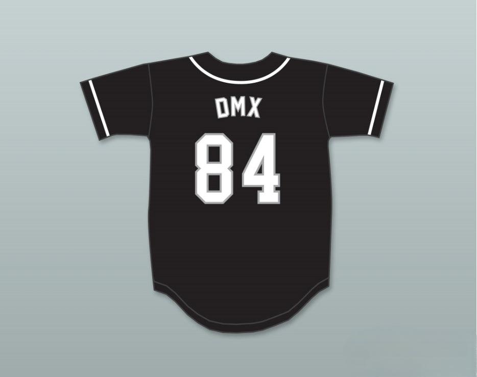 Custom Any Name Number DMX 84 ROUGH RYDERS BLACK BASEBALL JERSEY Top Stitched S-6XL