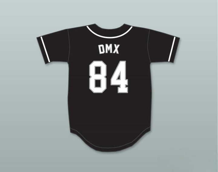 Custom Any Name Number DMX 84 ROUGH RYDERS BLACK BASEBALL JERSEY Top Stitched S-6XL