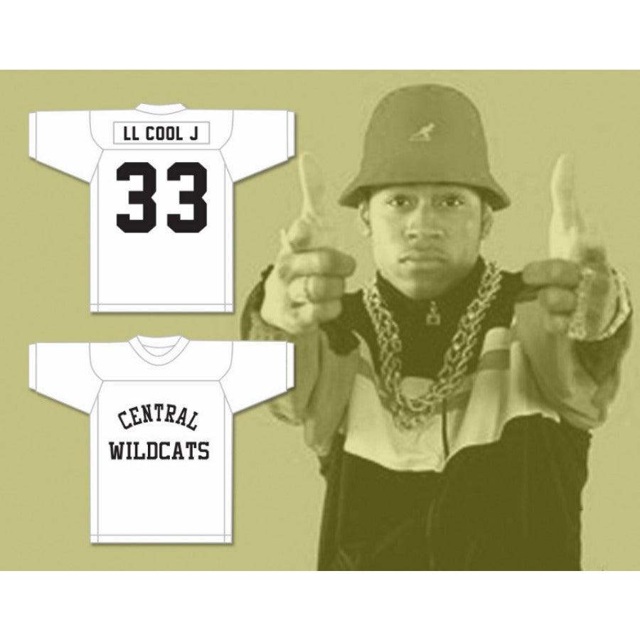 CUSTOM ANY Name Number LL COOL J 33 CENTRAL HIGH SCHOOL WILDCATS HOME Football Jersey Top Stitched S-6XL